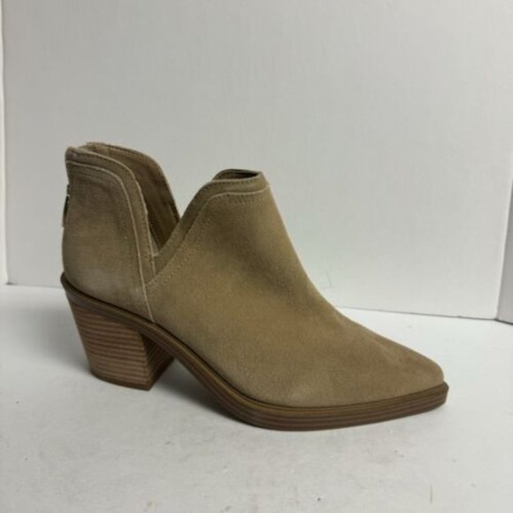 Vince Camuto Womens Riggie Boot Tortilla Suede Size 9.5 M